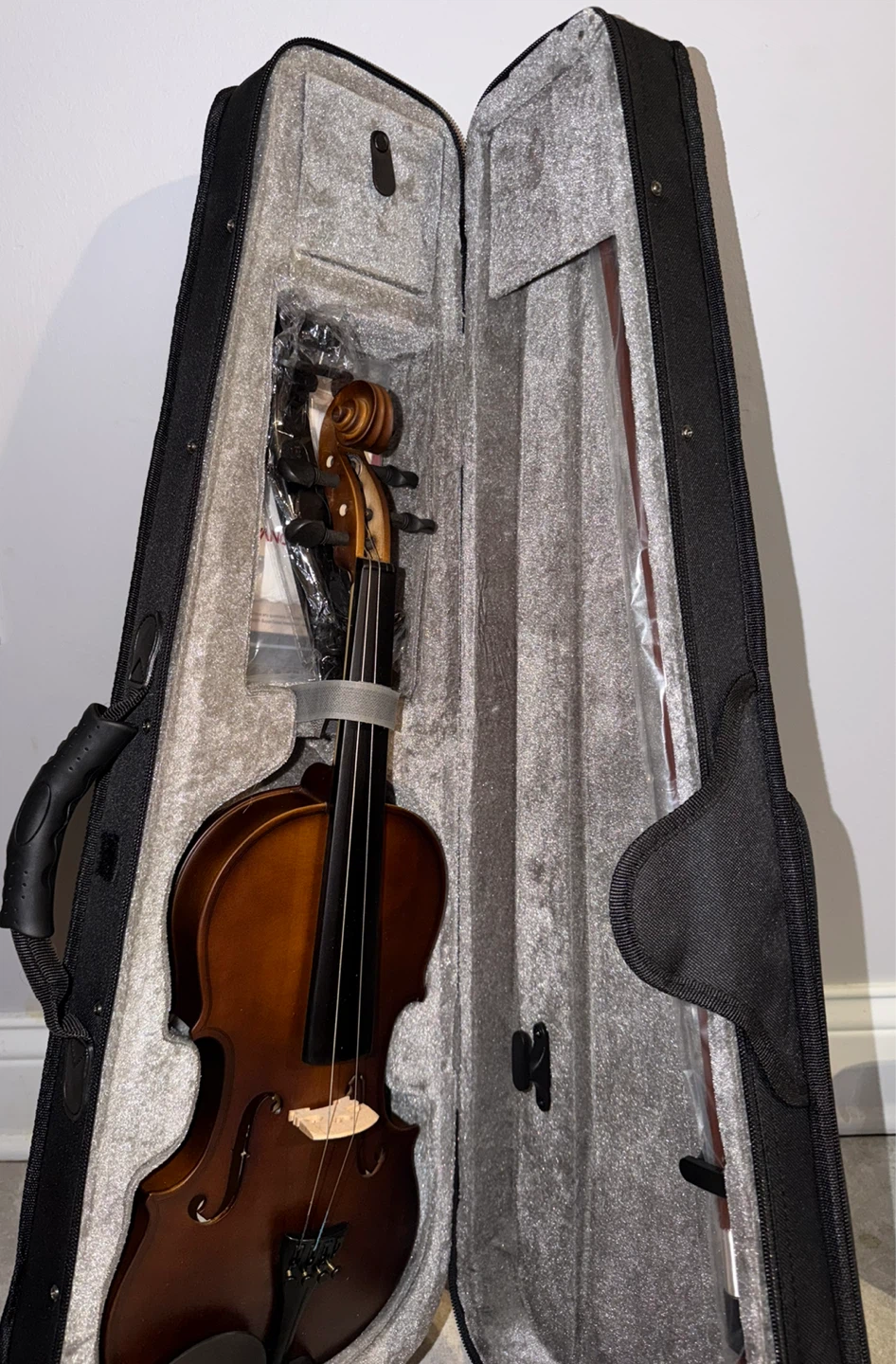 Violin with Case and Bow - photo 2