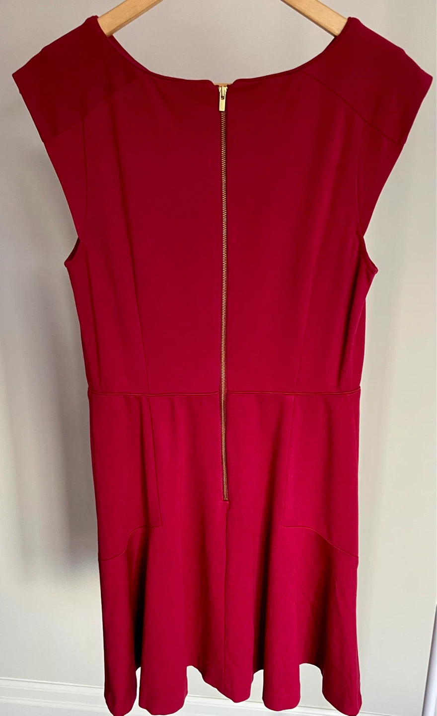 Banana Republic Red Wine Cap Sleeve Dress - photo 5