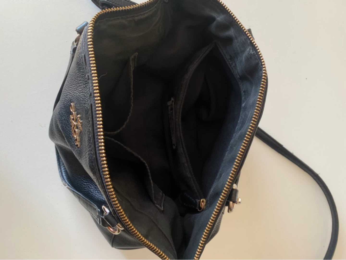 Coach Black Leather Satchel Bag - photo 4