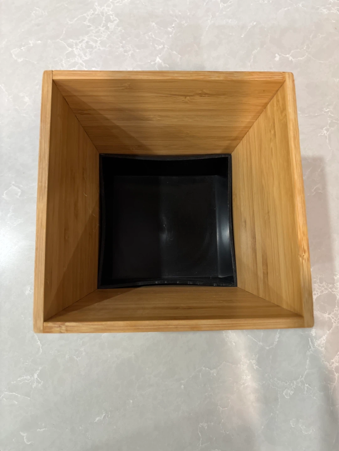 Bamboo Desk Organizer/flowerpot with Liner - photo 2