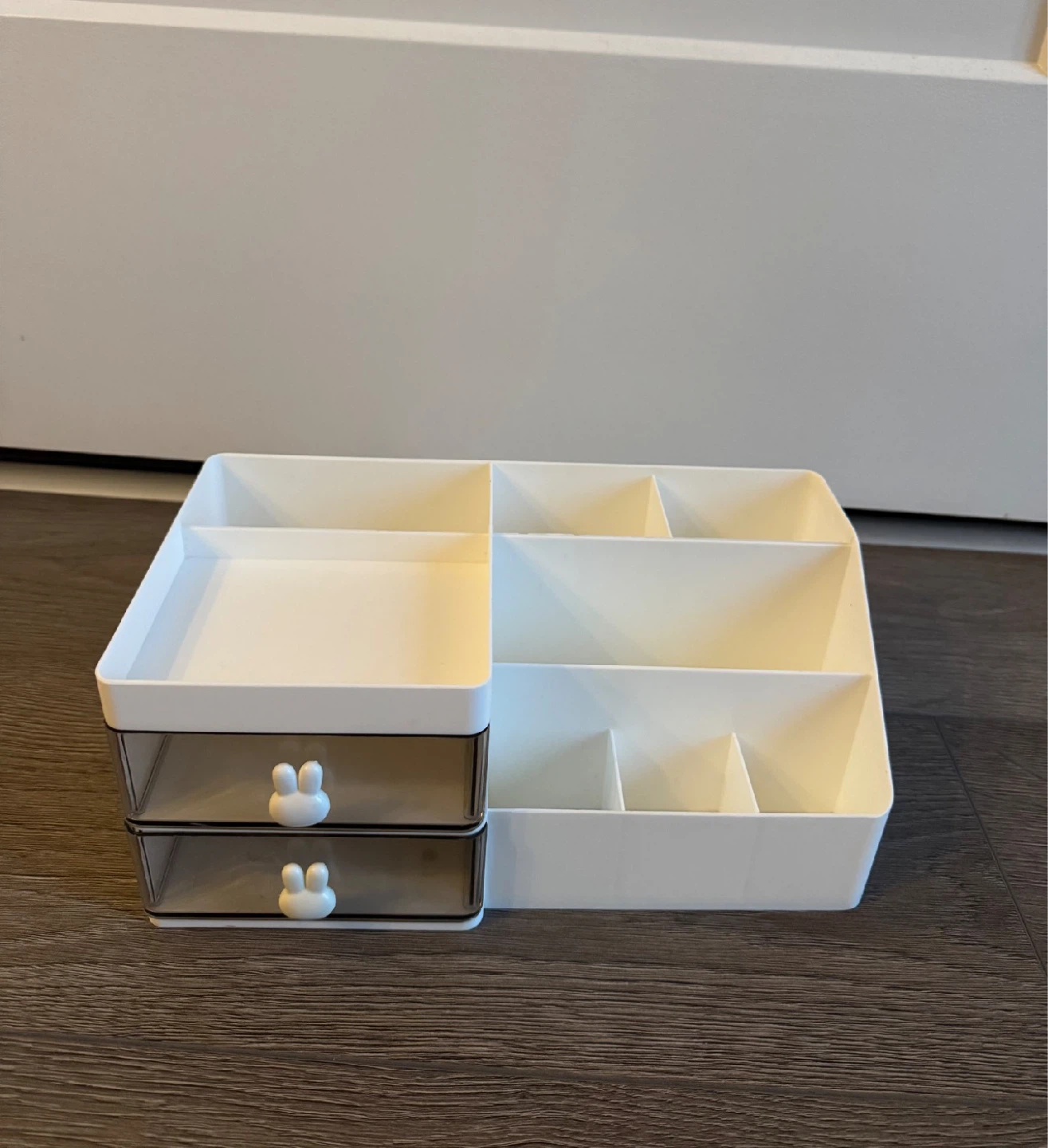 White cosmetics Organizer with Drawers