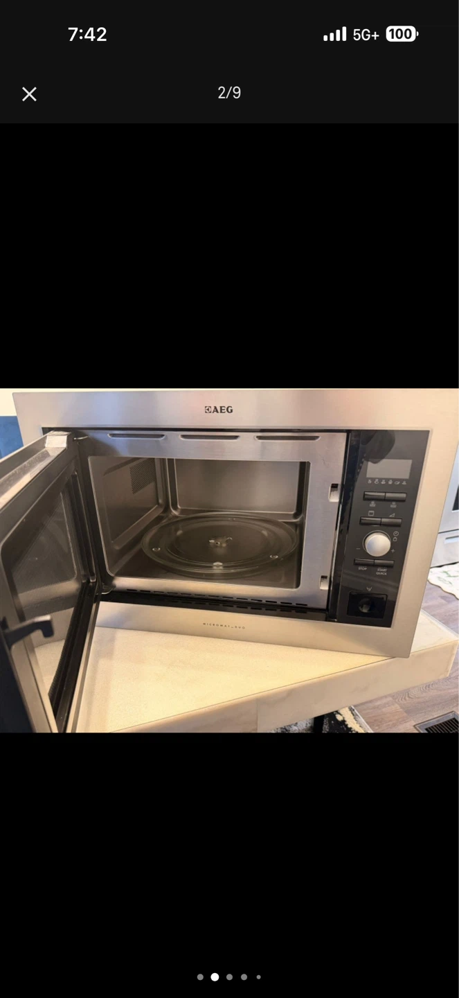 AEG Built-In Microwave + Grill – Premium European Appliance - photo 2