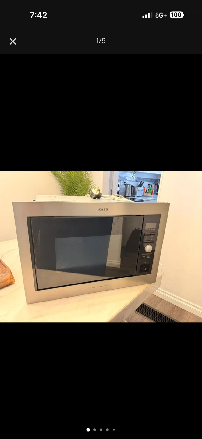AEG Built-In Microwave + Grill – Premium European Appliance