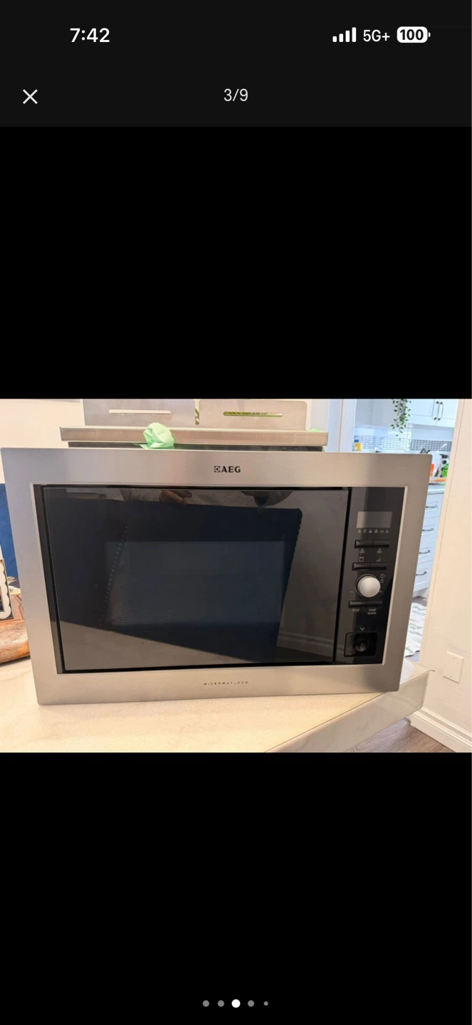 AEG Built-In Microwave + Grill – Premium European Appliance - photo 3