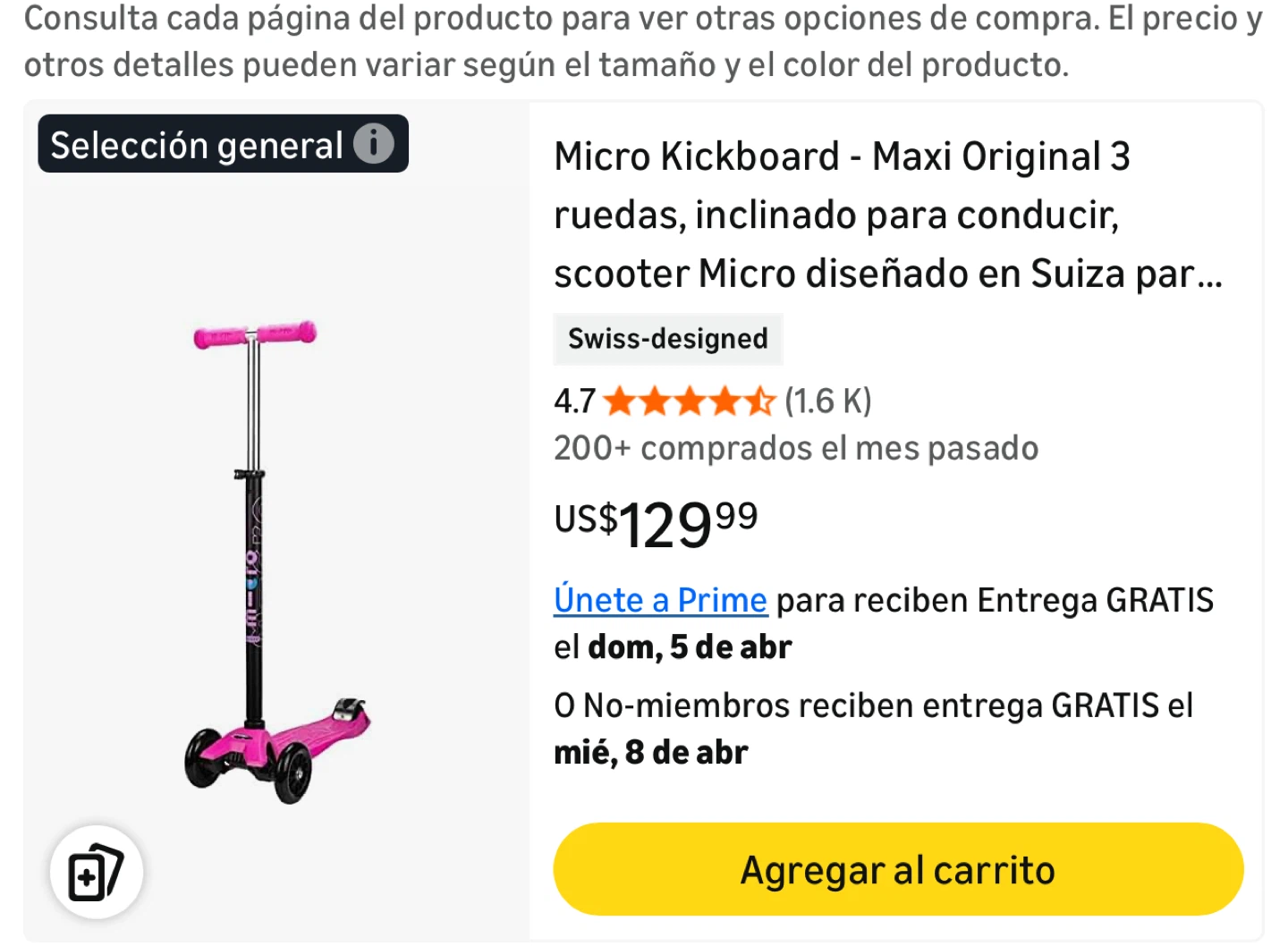 Micro Kickboard Maxi Original 3-Wheel Scooter - photo 3