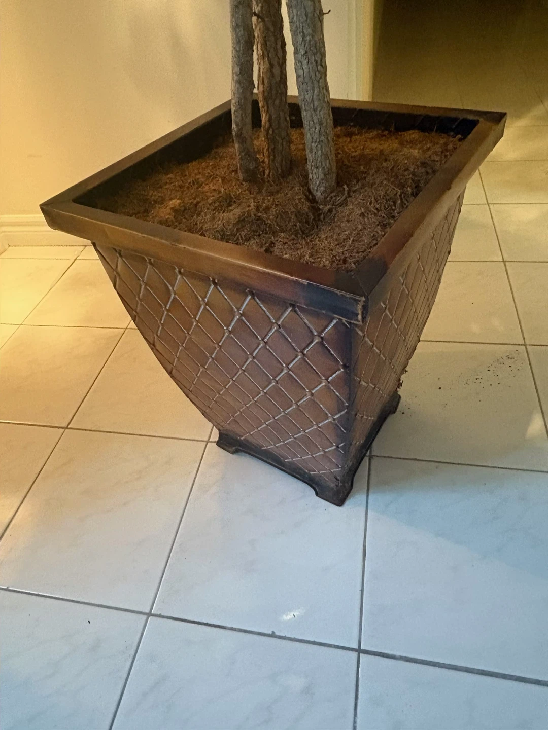 Artificial plants Decorative Faux Tree in Woven Planter - photo 2