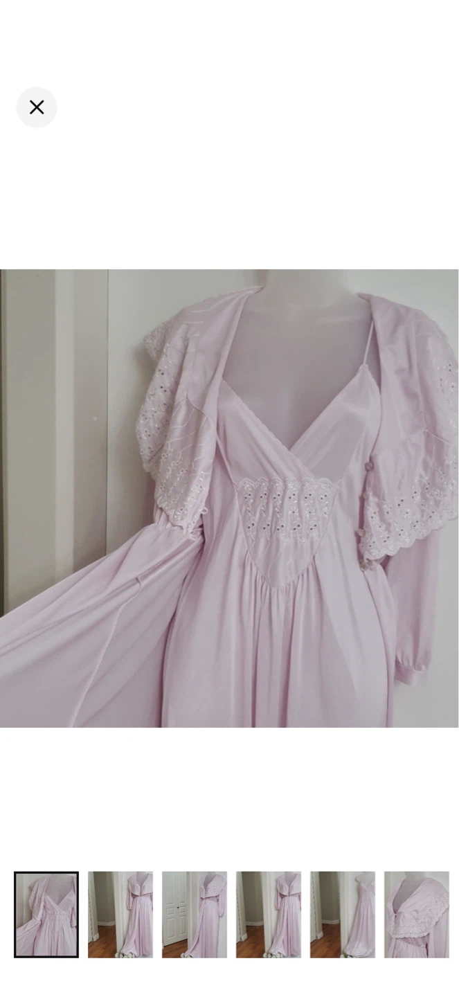 2 pc set | Lilac Nightgown with Robe