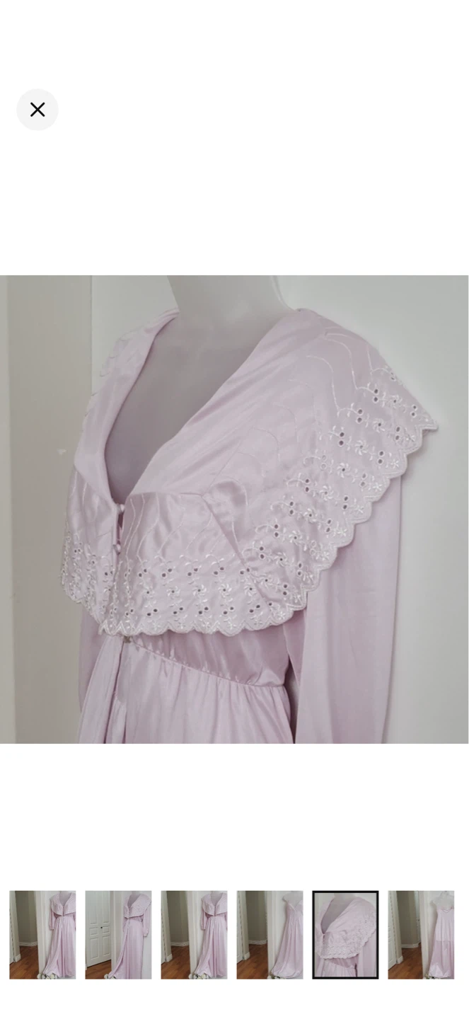 2 pc set | Lilac Nightgown with Robe - photo 4