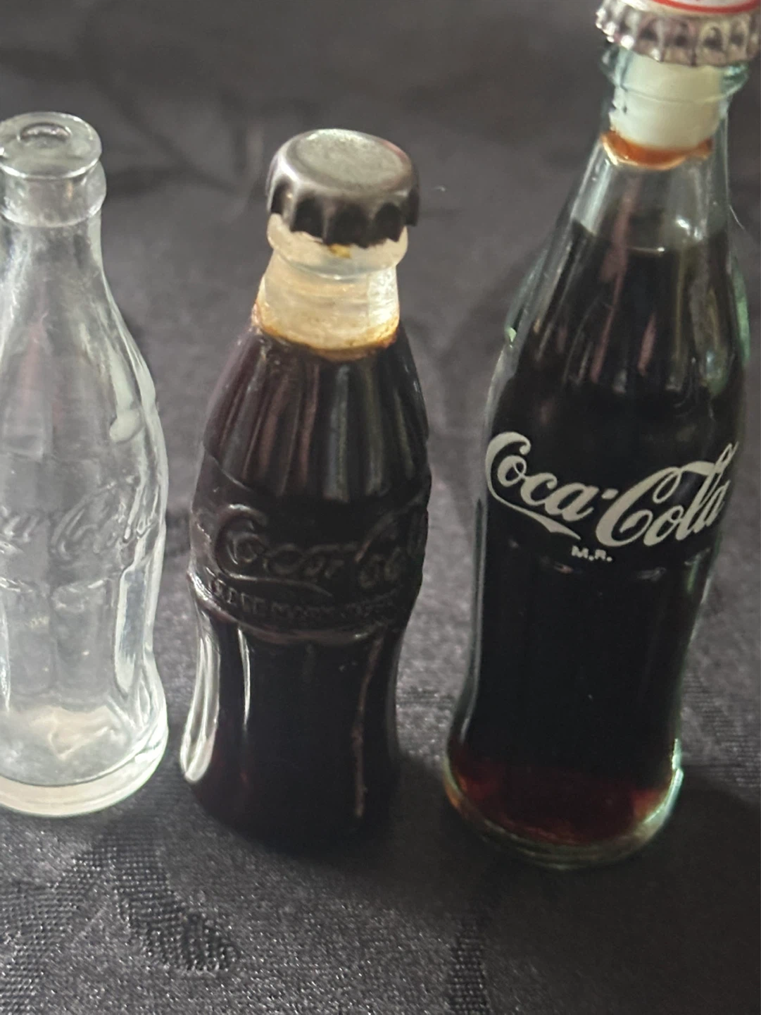 Vintage Miniature 3 Coke Bottles and 1 Nabob - photo 3