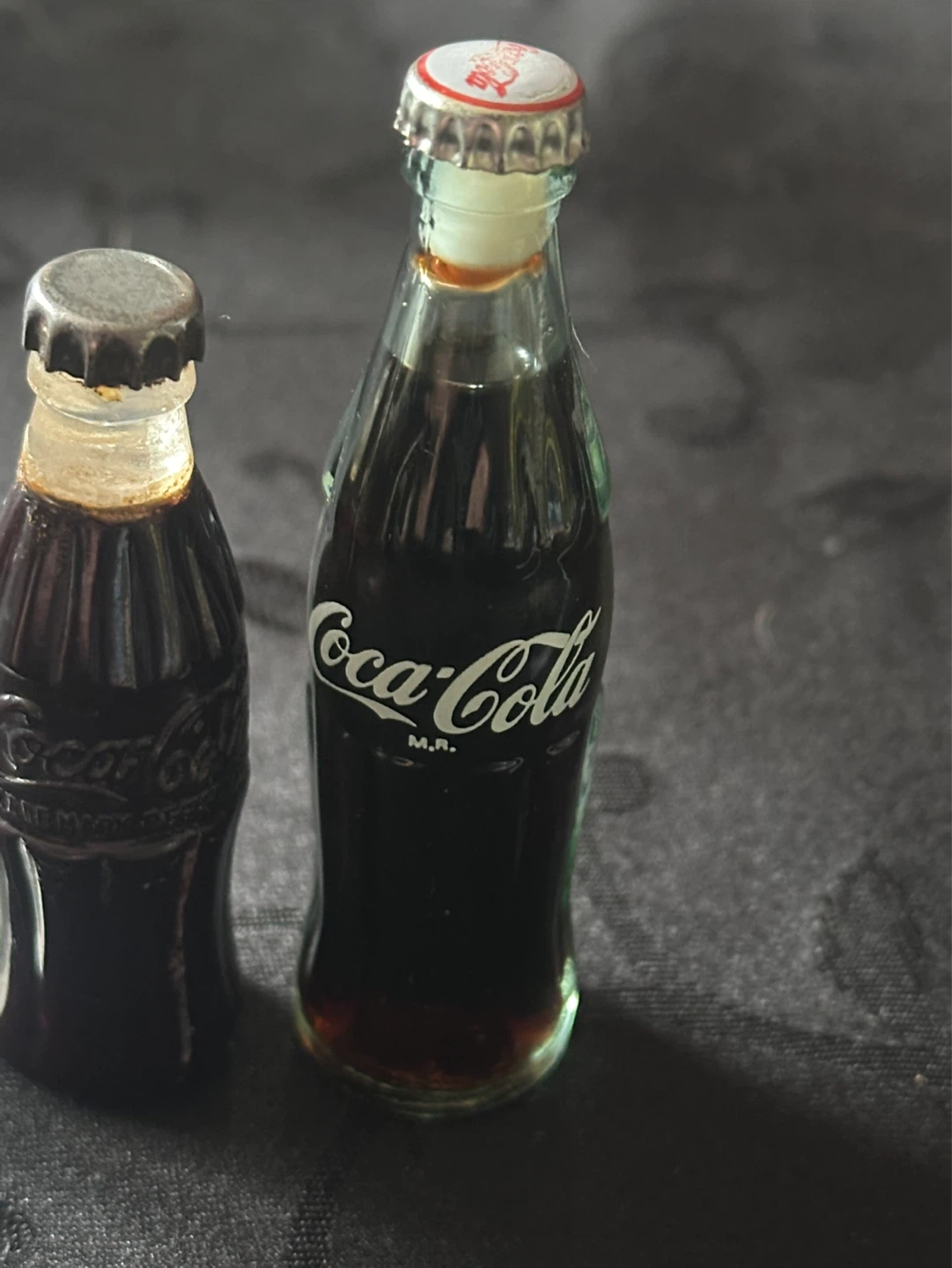 Vintage Miniature 3 Coke Bottles and 1 Nabob - photo 2