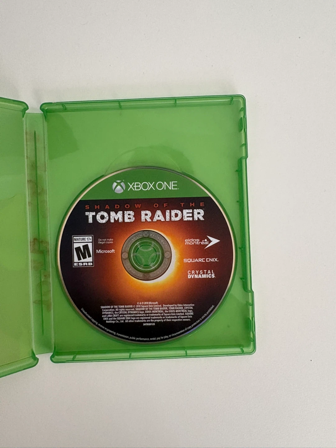 Xbox One Shadow of the Tomb Raider Game