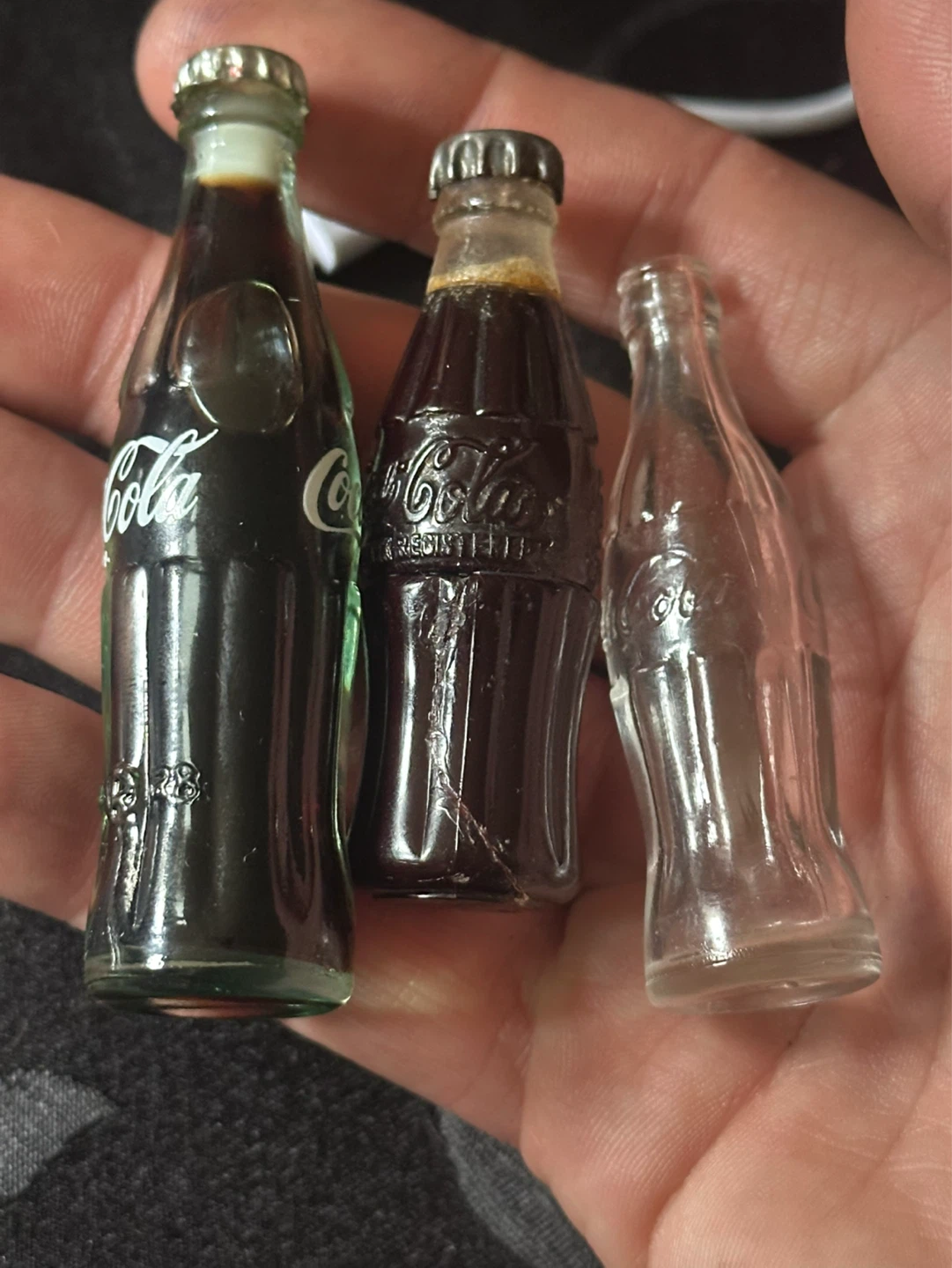Vintage Miniature 3 Coke Bottles and 1 Nabob - photo 5