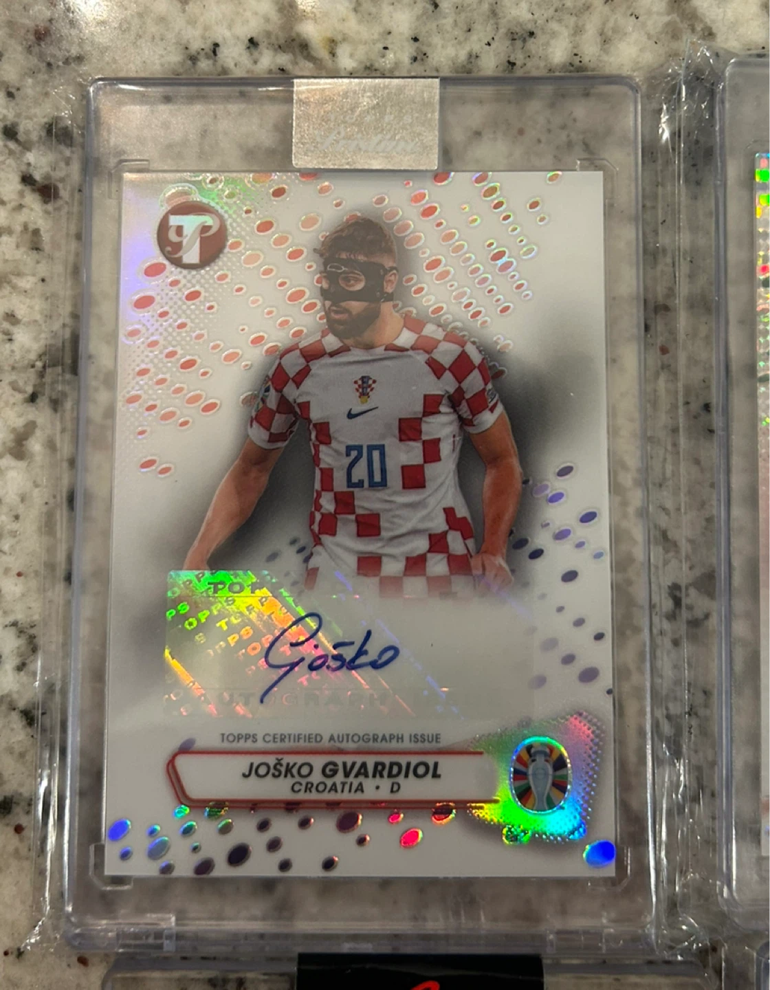 Topps Certified Autograph Joško Gvardiol Croatia Soccer Card