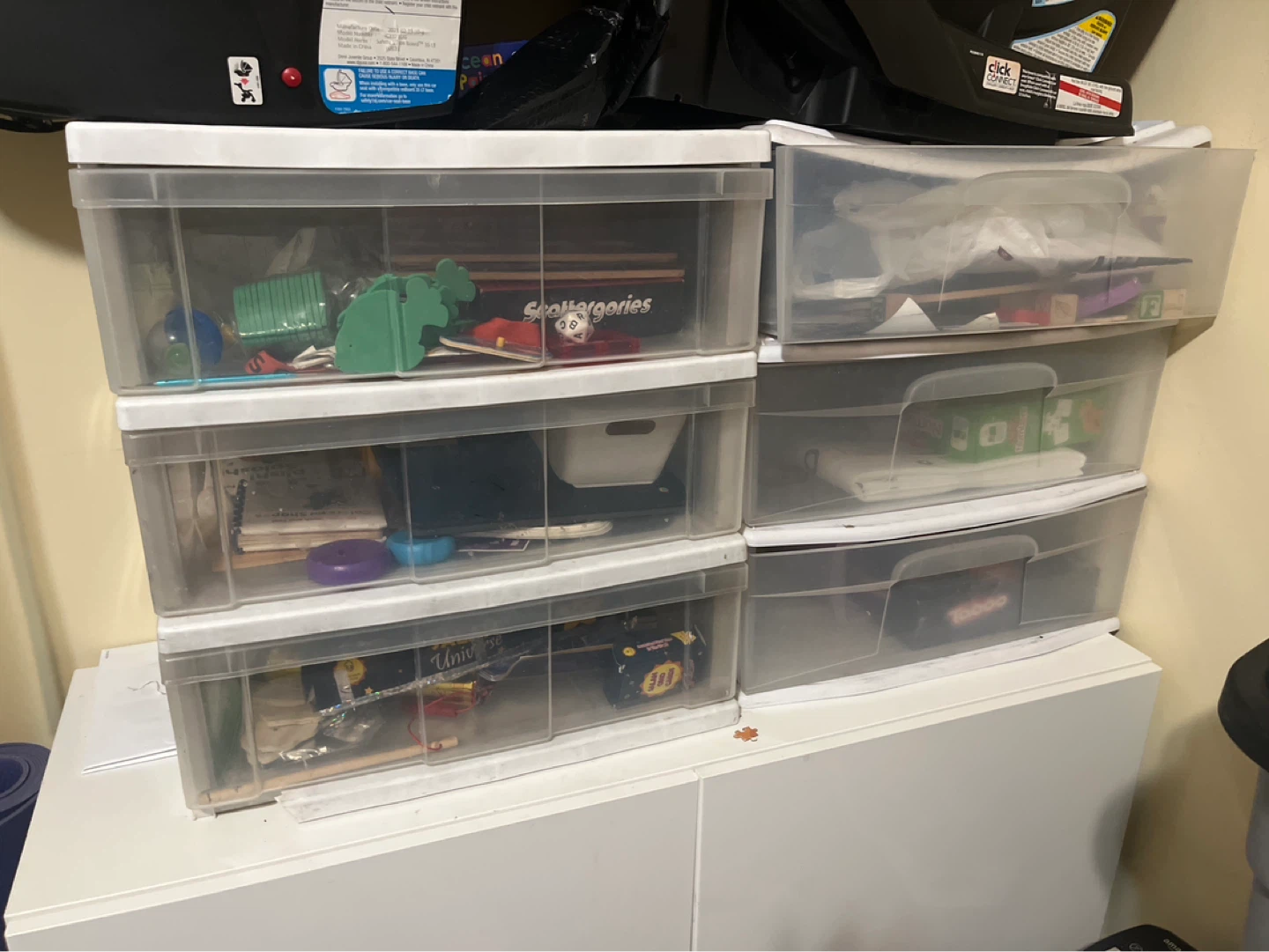 Plastic Storage Drawer Unit