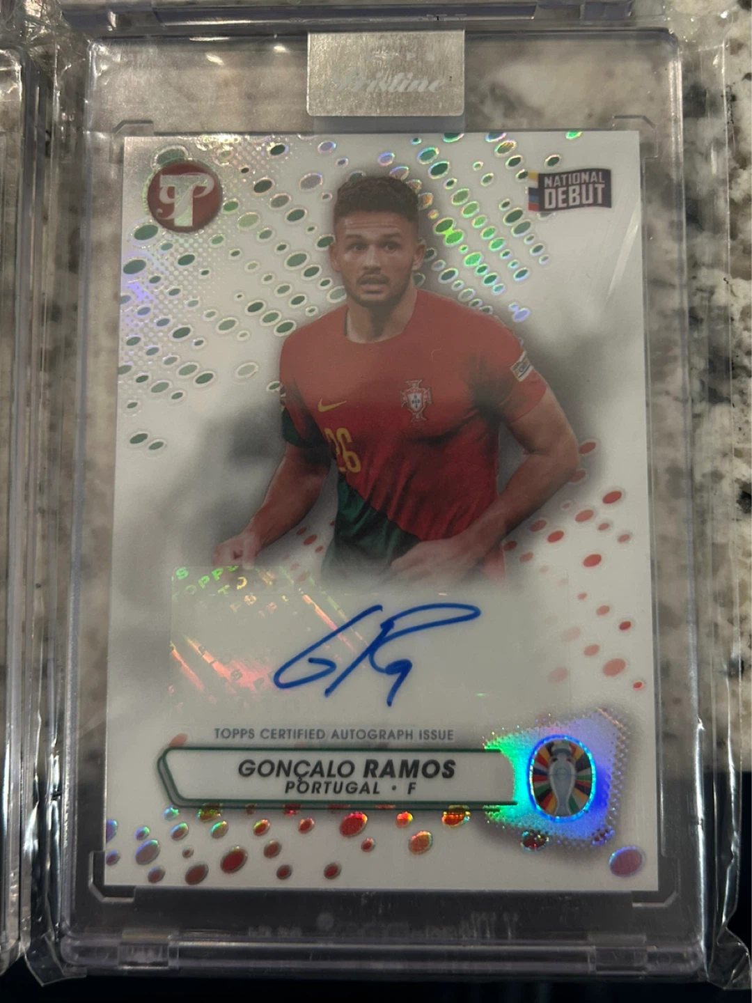 Topps Goncalo Ramos Portugal National Debut Autograph Card