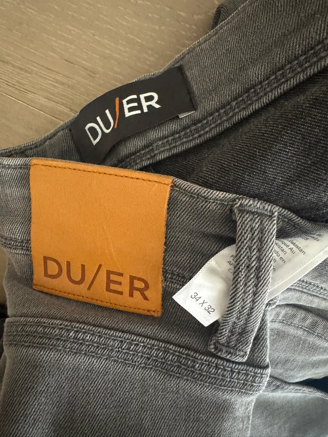 DU/ER Grey Denim Jeans - 34 x 32 - photo 3