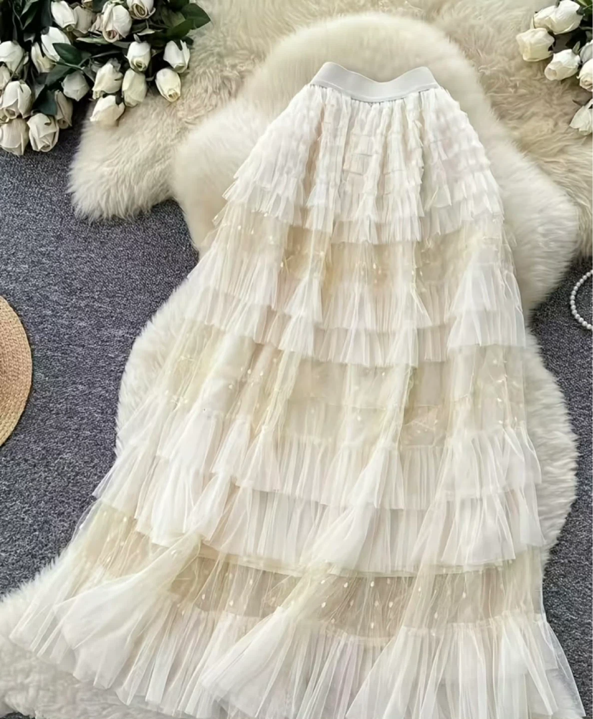 Tiered Ruffle Tulle Maxi Skirt - photo 3