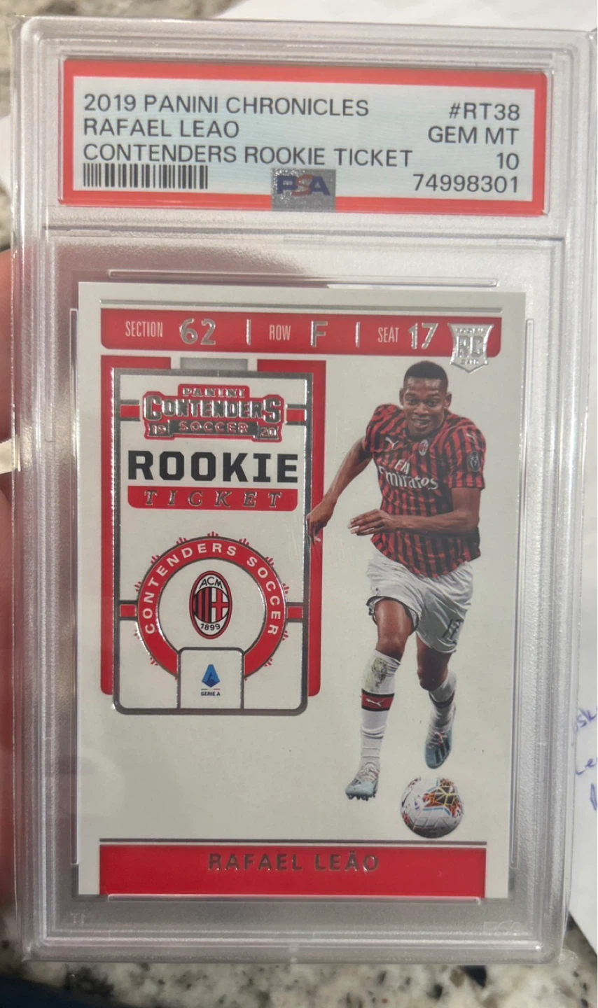 2019 Panini Chronicles Rafael Leao Rookie Ticket Card