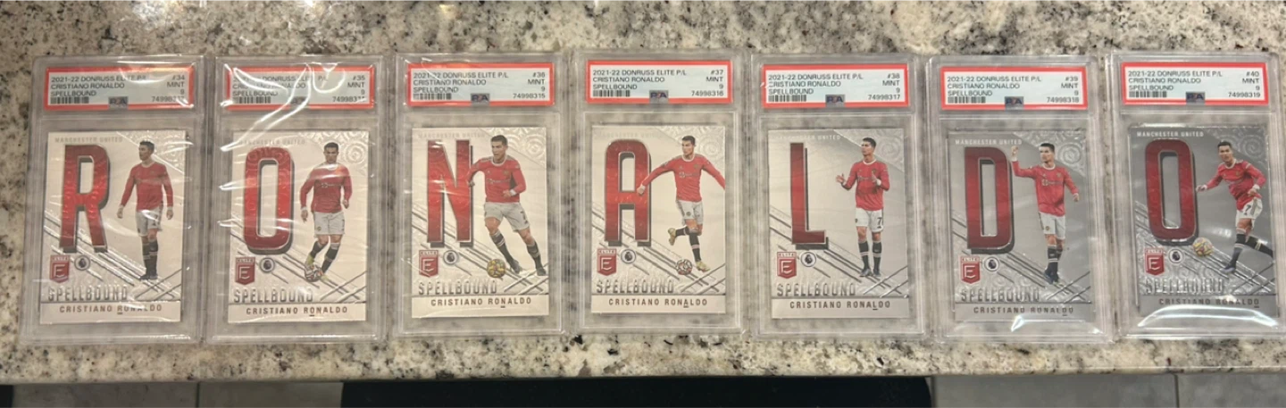 2021-22 Donruss Elite Cristiano Ronaldo Spellbound