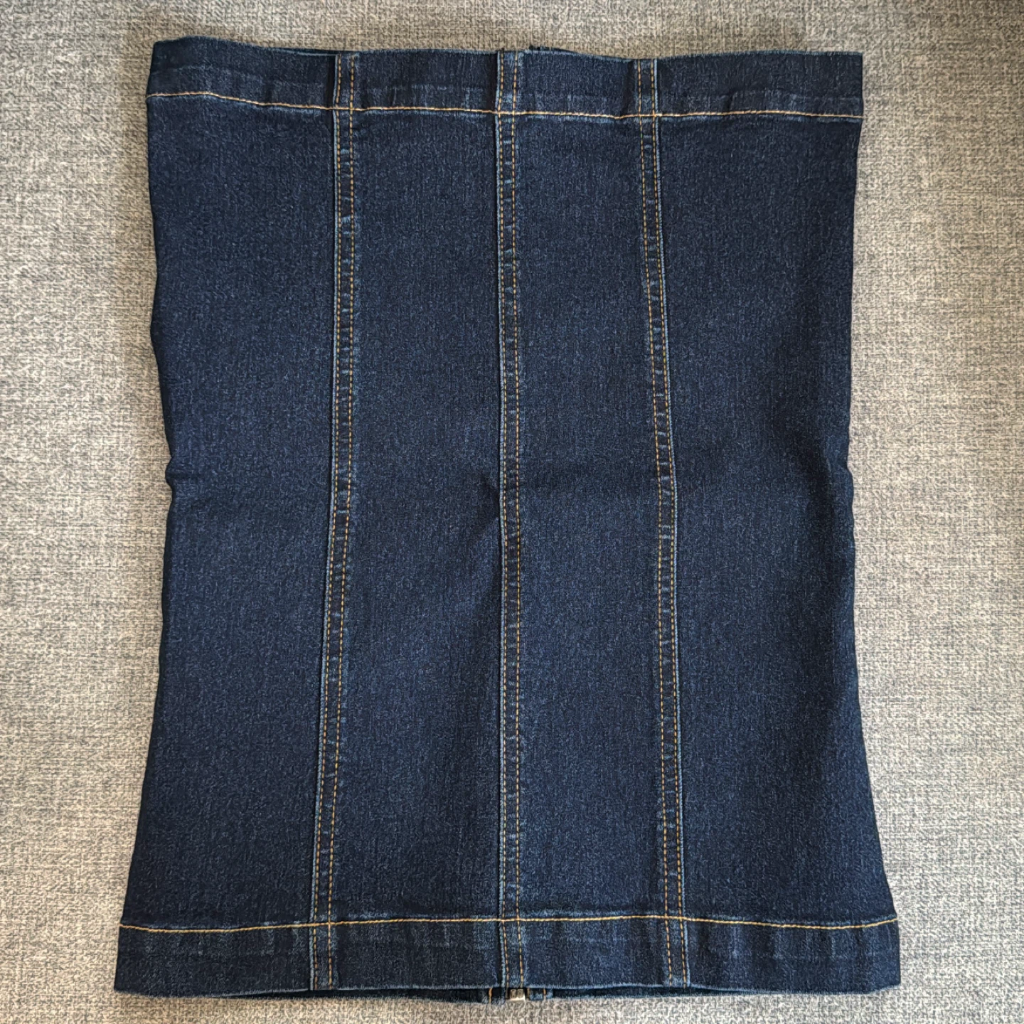 Denim corset style top