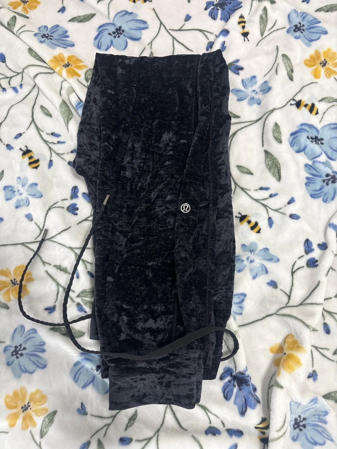 Lululemon Black Velvet Joggers