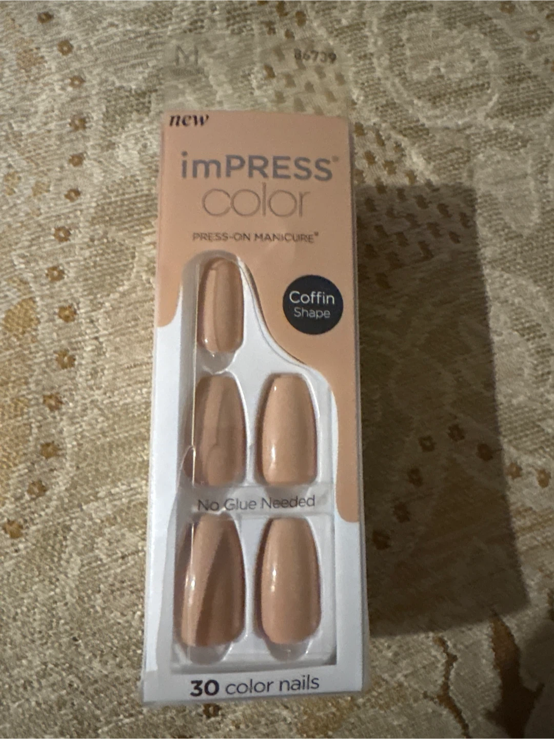 imPRESS Color Coffin Shape Press-On Manicure - 30 Nails