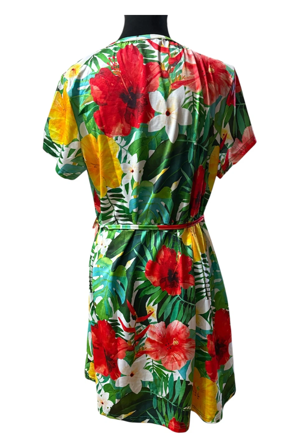 Selene Women's Tropical Print Wrap Dress Size XL - photo 2