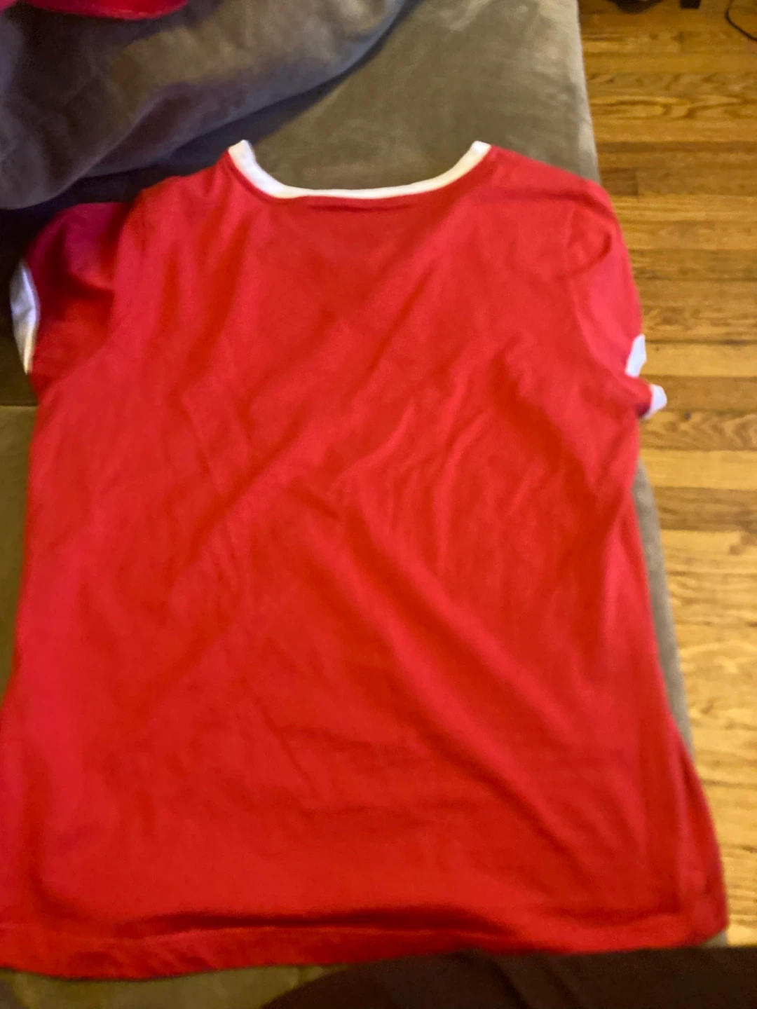 Guess Red "Denim Est 81 Los Angeles" T-Shirt M