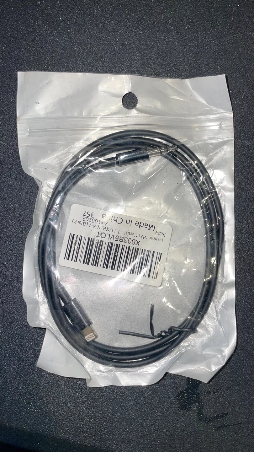 Apple Lightning to 3.5mm Headphone Jack Adapter Cable - photo 2
