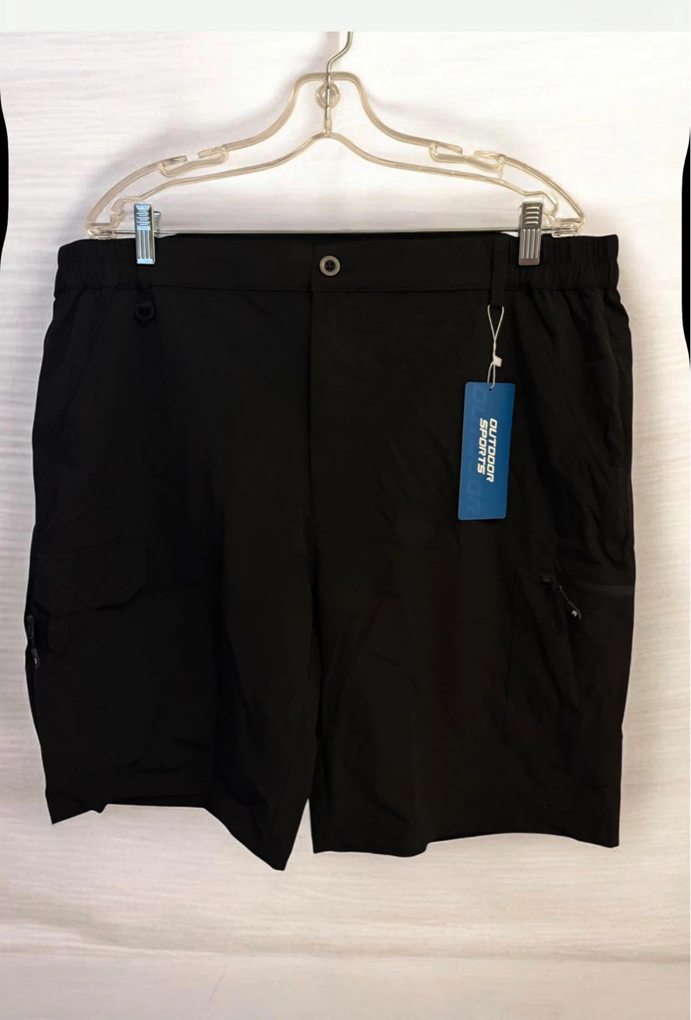 Black Outdoor Sports Cargo Shorts - photo 3