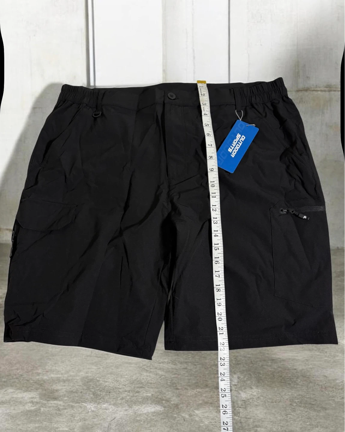 Black Outdoor Sports Cargo Shorts - photo 5