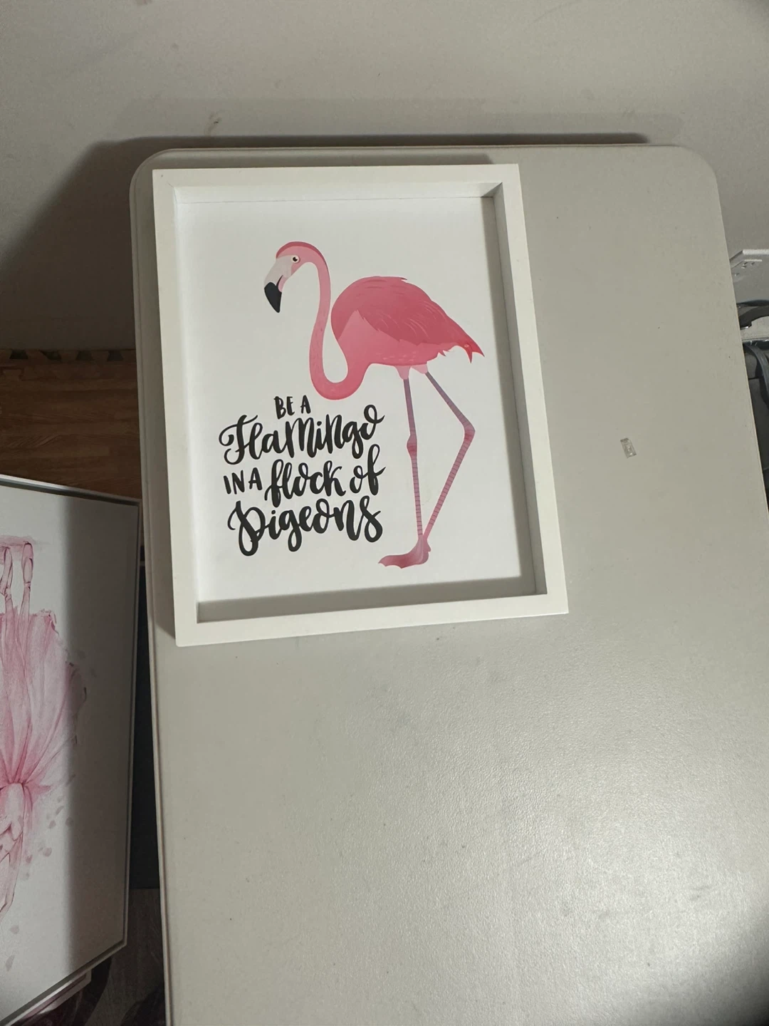 Framed Flamingo Wall Art