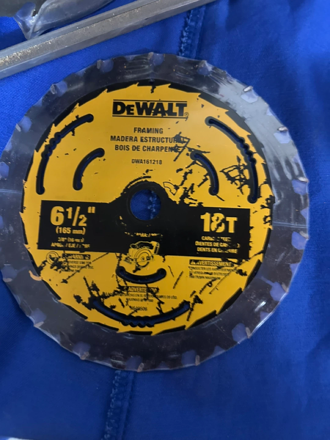 Ryobi 18V ONE+ Circular Saw Kit with Batteries and DeWalt Blade - photo 3