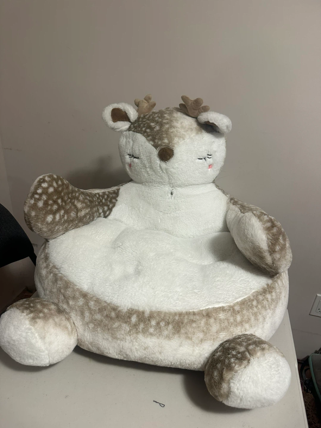 Plush Deer Animal Bean Bag Chair for Kids - photo 2