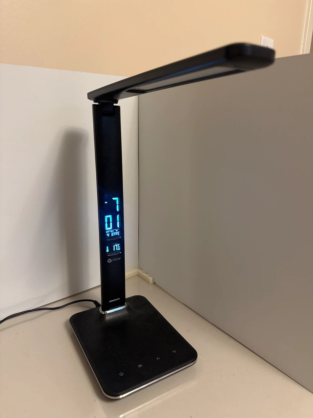 OttLite Executive LED Desk Lamp with USB Charging Port