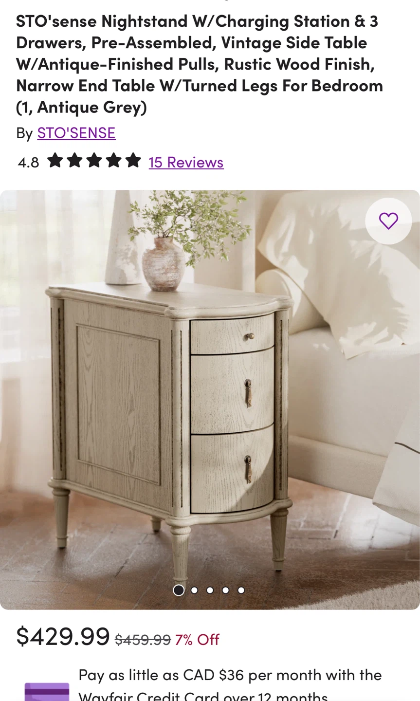 STO'sense Parthenon Series Nightstand