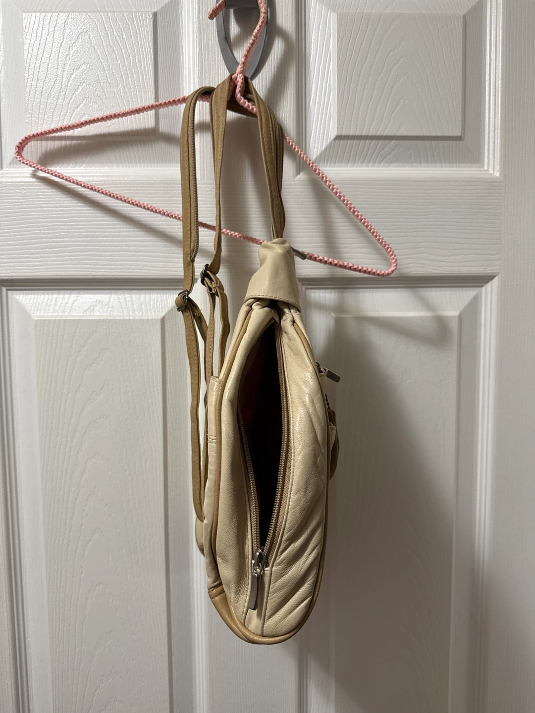 Genuine Leather Backpack Purse - photo 3