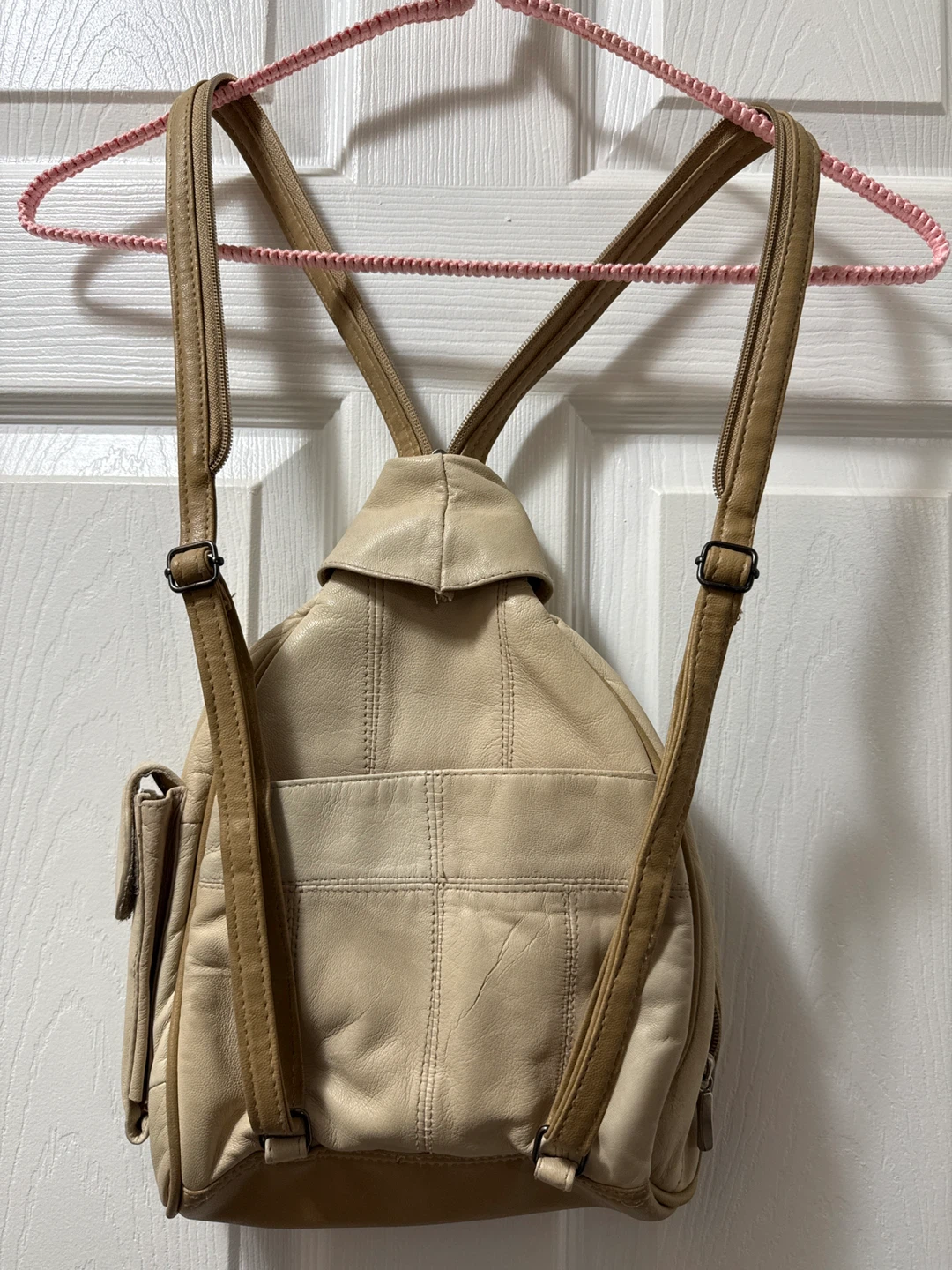 Genuine Leather Backpack Purse - photo 2