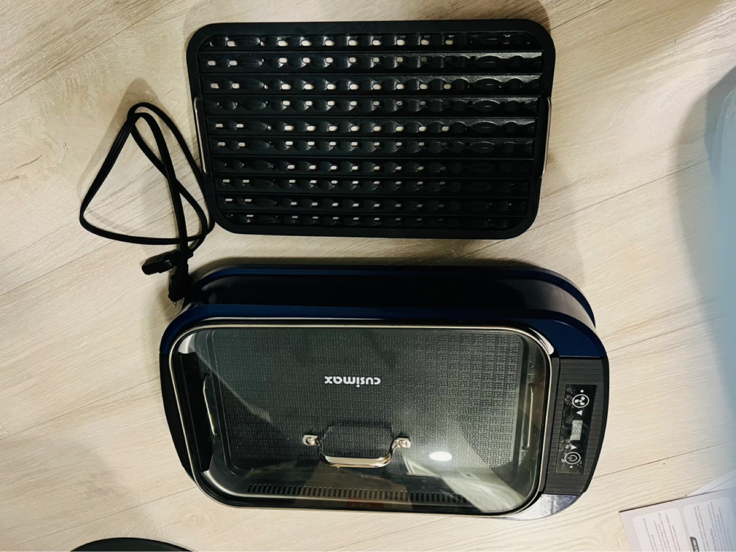 CUSIMAX Indoor “Smokeless” Grill Electric Griddle - photo 2