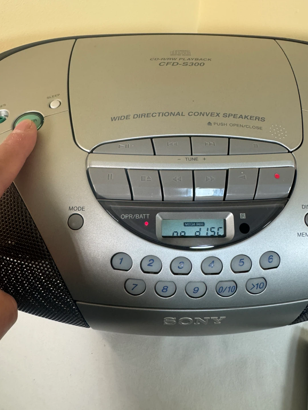 Sony CFD-S300 CD Radio Cassette Recorder Boombox Mega Bass - photo 5