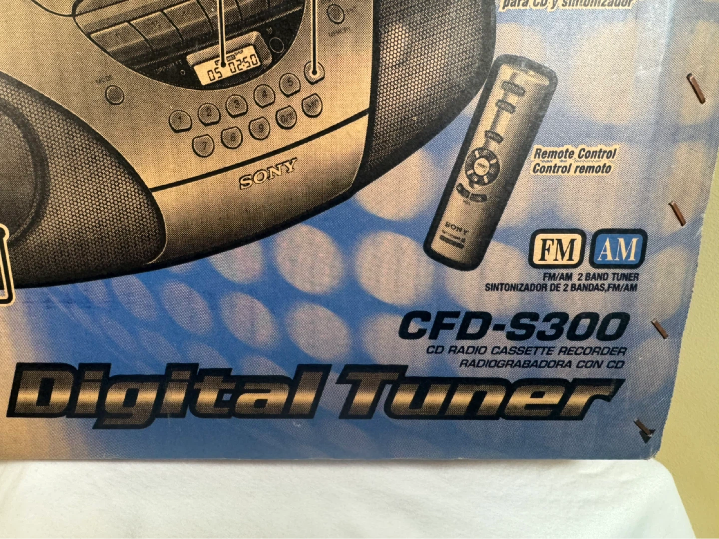 Sony CFD-S300 CD Radio Cassette Recorder Boombox Mega Bass - photo 2