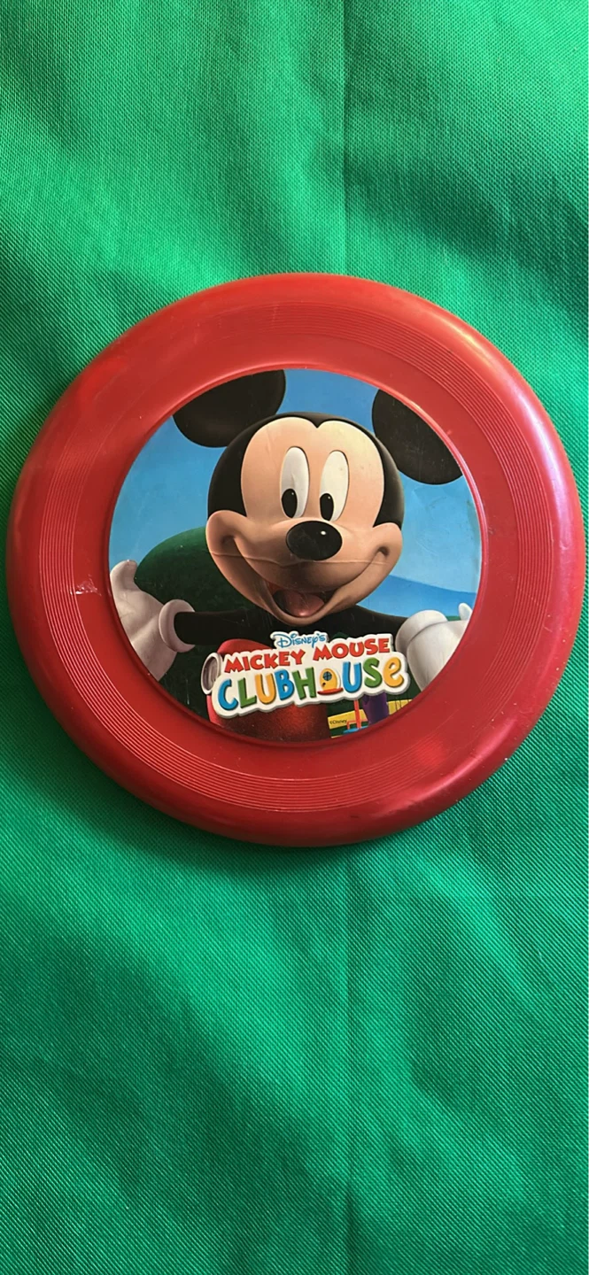 Disney Mickey Mouse Clubhouse Red Flying Disc Toy