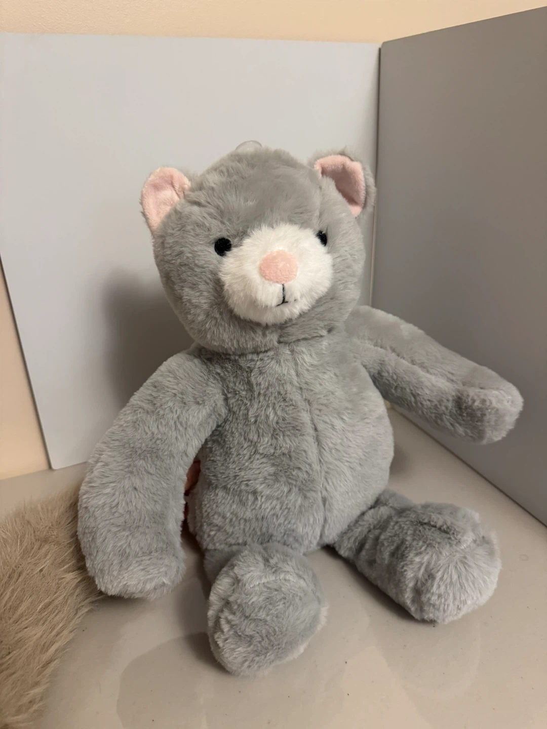 Plushies Grey Cat Soft Plush Toy