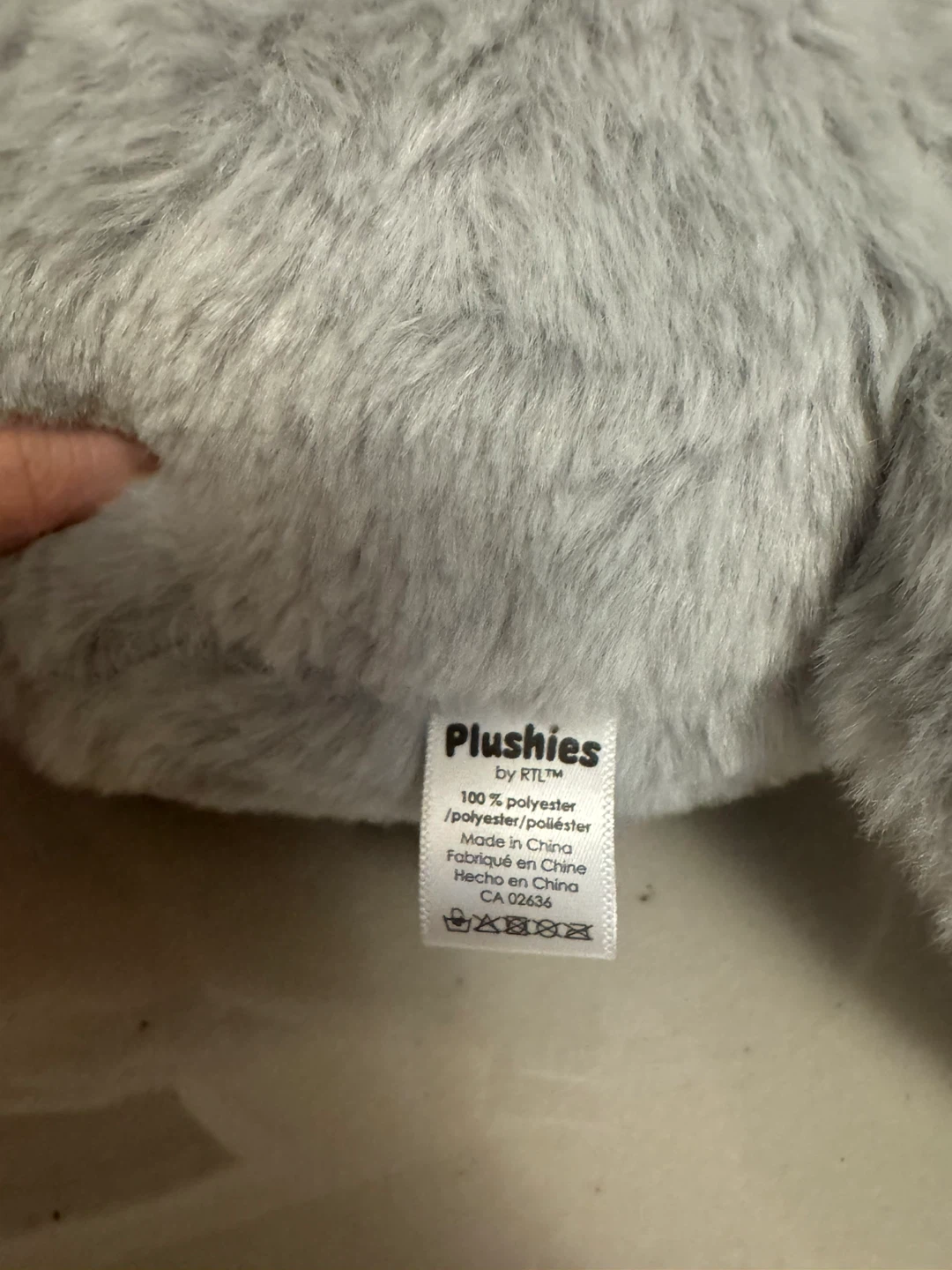 Plushies Grey Cat Soft Plush Toy - photo 3