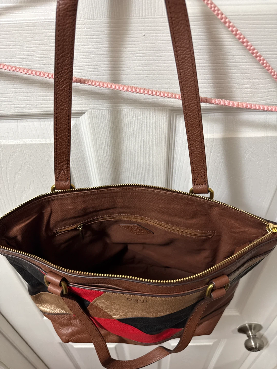 Fossil Patchwork Tote Bag - photo 3