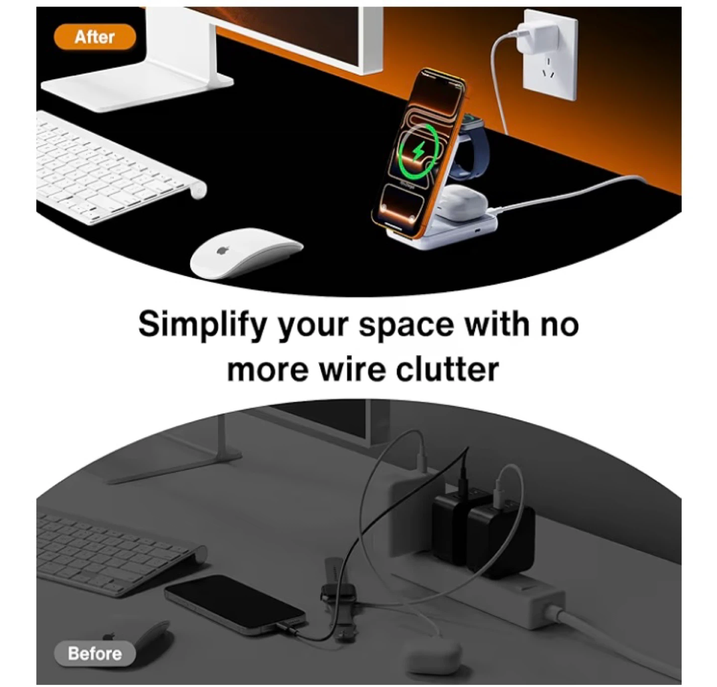 iVANKY Certified 3 in 1 Wireless Charging -iPho, Watch, Airpods - photo 4