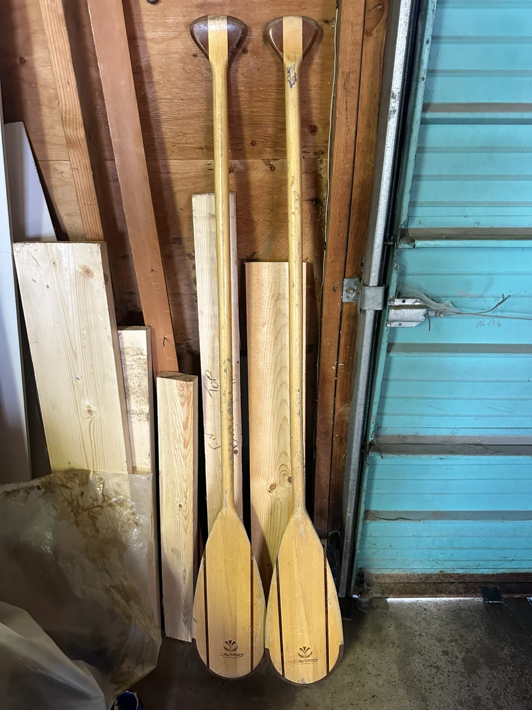CAVPRO Wooden Canoe Paddles - Pair