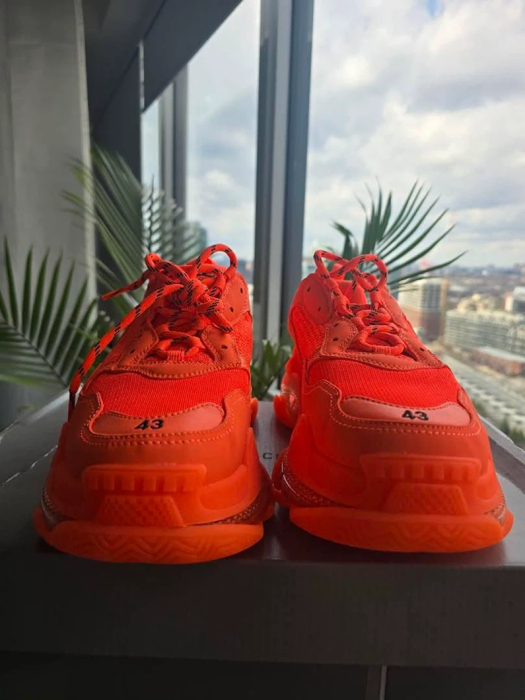 Balenciaga Triple S Sneakers - Orange Size 43 - photo 3