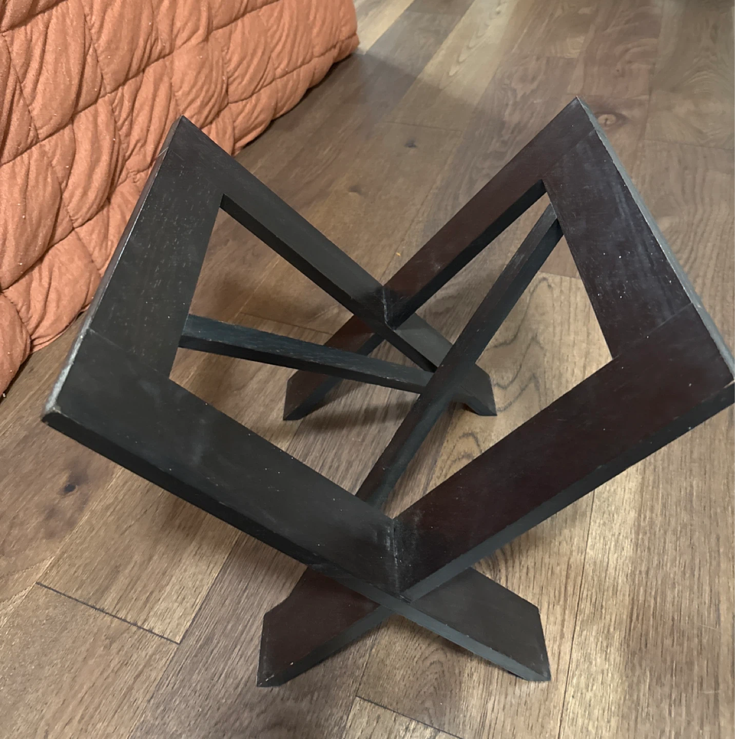 Dark Wood Magazine Rack - photo 3