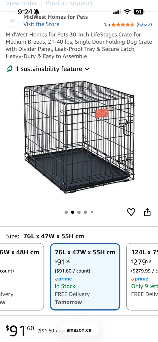 MidWest Homes for Pets/Folding Dog Crate - photo 2